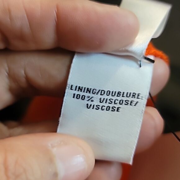 Diane Von Furstenberg Orange Midi Dress - Picture 7 of 8